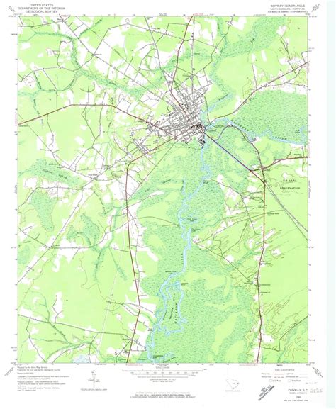 Conway Sc Map