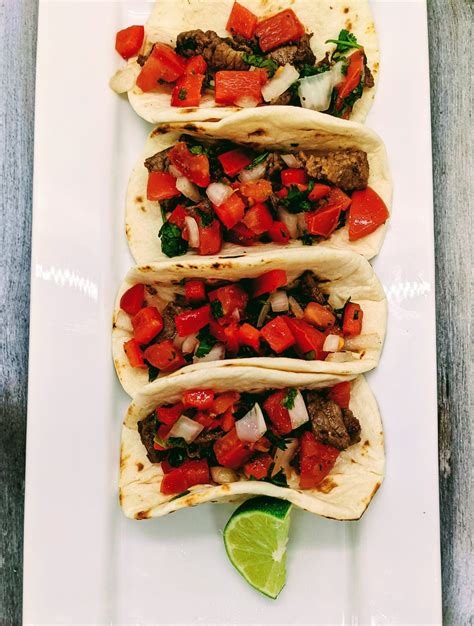 Simple And Sweet Pico De Gallo Steak Tacos Café Flavorful