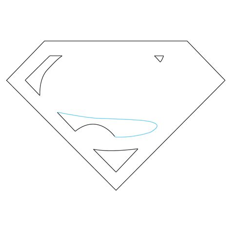 How to Draw The Superman Logo Step by Step