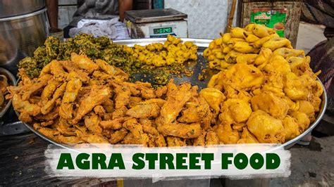 Agra Street Food Deep Fried Vegetables Indian Street Food Youtube