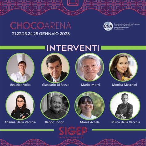 Sigep 2023 Eventi Cna Show Cooking Alla Chocoarena Dal 21 Al 25