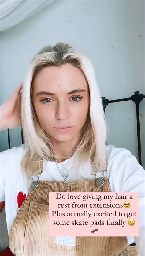 Lucie Donlan looks unrecognisable as she ditches hair extensions for