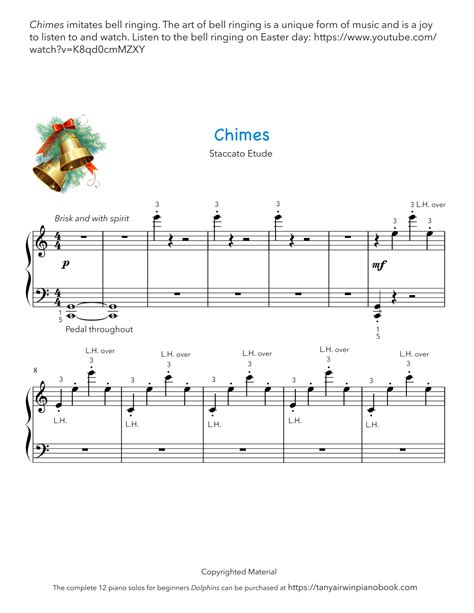 Chimes By Tanya Irwin Sheet Music For Piano Solo At Sheet Music Direct