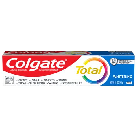 Colgate Total Whitening Toothpaste - Shop Toothpaste at H-E-B