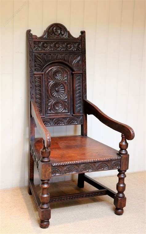 Victorian Carved Oak Chair As294a4393 Antiques Atlas