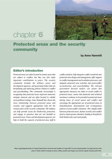 Protected areas and the security community | International Institute ...