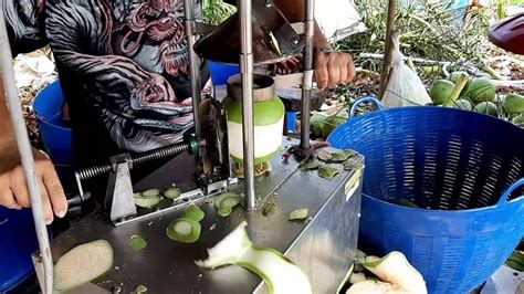 Coconut Cutting Machine 🥥🌴 Coconut Cutting Skills 🔪 Thai Street Food Youtube