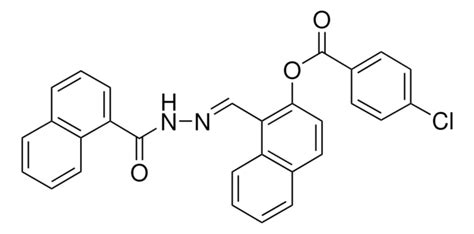 1 2 4 BUTOXYBENZOYL CARBOHYDRAZONOYL 2 NAPHTHYL 4 CHLOROBENZOATE