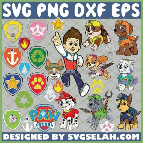 Paw patrol characters svg free - bapstrange