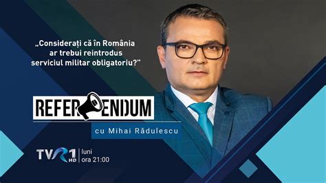 Referendum Reintroducerea Serviciului Militar Obligatoriu Prima