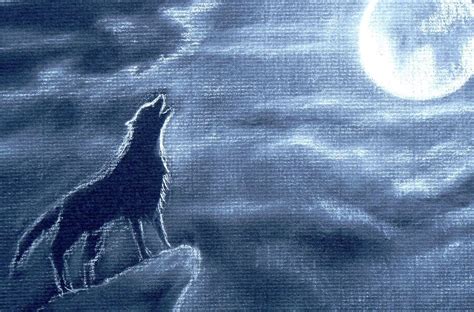 C Mo Dibujar Un Lobo Aullando De Noche Arte Divierte Night Clouds