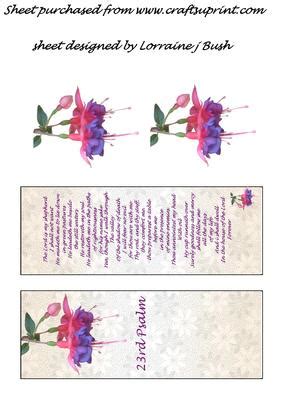 The 23rd Psalm Bookmark - CUP138329_651 | Craftsuprint