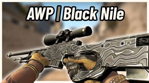 Awp Black Nile In Game Youtube