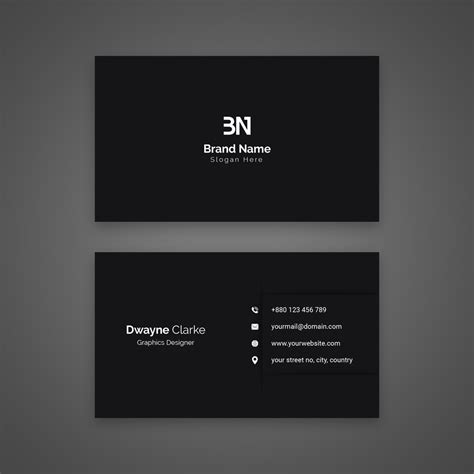 Minimal Business Card Behance