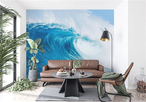 Wall Mural | Blue Wave - Grafix Wall Art