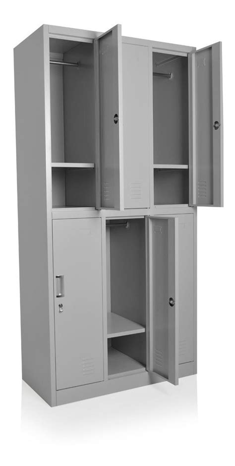 Locker Casillero Guardarropa Metálico 6 Puertas 709000 En Mercado