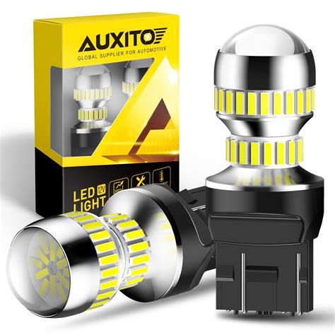 2x AUXITO 7443 7440 T20 50W LED SIDE LIGHT BACK UP REVERSE BULBS SUPER