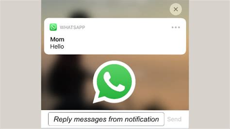 How To Reply Whatsapp Messages From Notification On Iphone