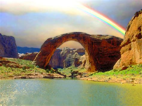 Rainbow Bridge Utah Usa Foto And Bild World Natur See Bilder Auf