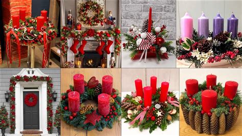 100 Christmas 2023 Candles Designs Wreath S Garland Ideas Porch Decor