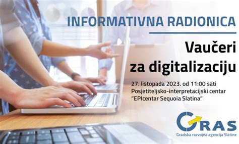 Gras Vas Poziva Na Besplatnu Informativnu Radionicu Vau Eri Za