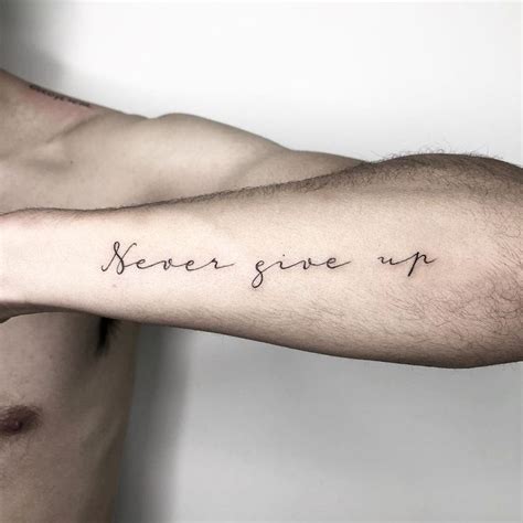 Amazing Never Give Up Tattoo Ideas You Will Love Tattoo Never