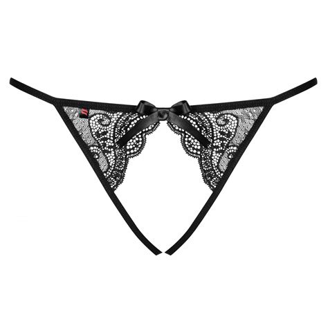 Sexy Mutandine Aperte Con Retro Stringato Miamor Obsessive Lingerie