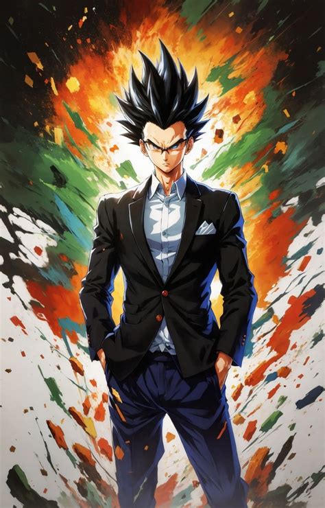 Prince Vegeta in a Blazer: A New Fashion Icon | Most popular anime ...