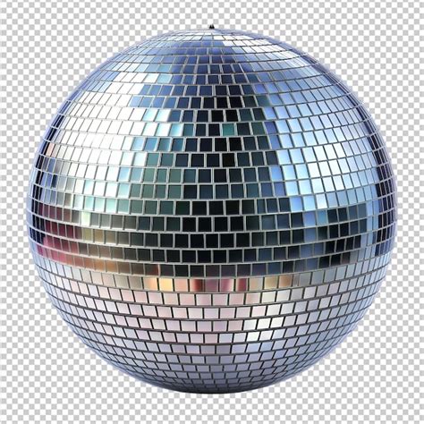 Disco Ball On Transparent Background Premium Ai Generated Psd