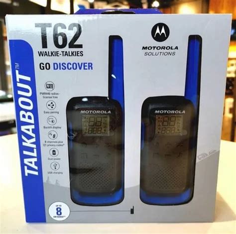 Motorola T Pmr Way Walkie Talkie Radio Twin Pack Blue At Rs