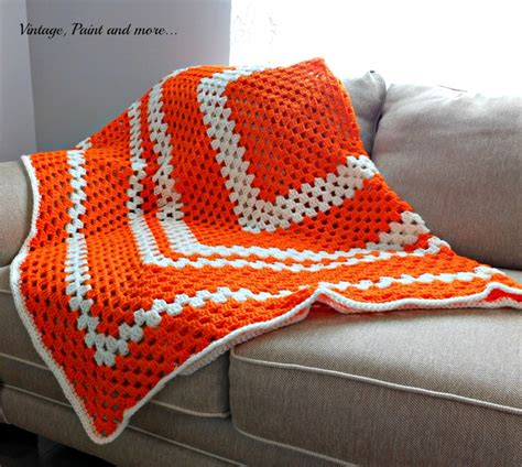 Crochet Granny Square Afghan | Vintage, Paint and more...