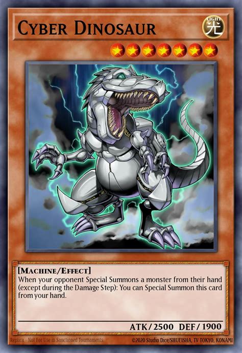 Cyber Dinosaur Yu Gi Oh Card Database Ygoprodeck