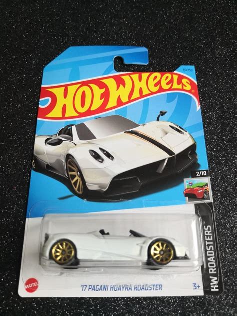 Hot Wheels 17 Pagani Huayra Roadster White Hobbies And Toys Toys