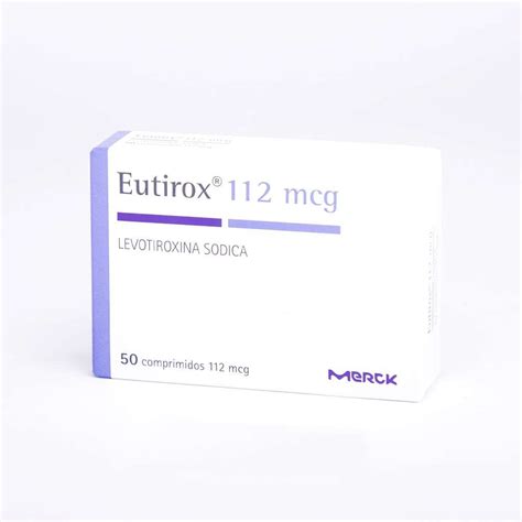 Eutirox 112 Levotiroxina 112 Mcg 50 Comprimidos Surfarma