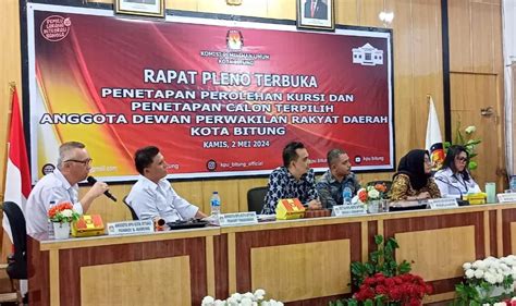 Rapat Pleno Kpu Ini Daftar 30 Anggota Dprd Kota Bitung Terpilih