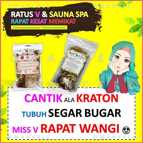 Rempah Cebokan RATUS V Rebus Miss V Spa Sepet Arum Wangi Komplit