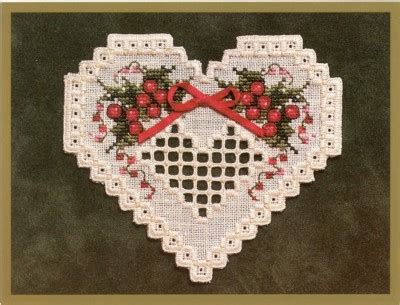 Christmas In My Heart Hardanger Ornament Patterns 1992Embroidery