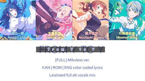 FULL From Y To Y Mikuless Ver Leo Need Full Alt Vocals Mix Color