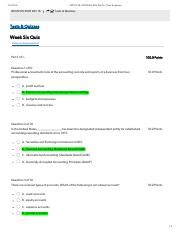 BUSN 100 Week 6 Quiz Pdf 3 16 2018 APUS CLE BUSN100 I008 Win 18