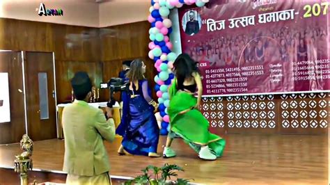 Teej Program 2022💗🥀🦋💞of Nepal Two Beautiful Girls Dancing In Song Lelo Pudina🇳🇵💗🥀🦋💞🤞 Youtube