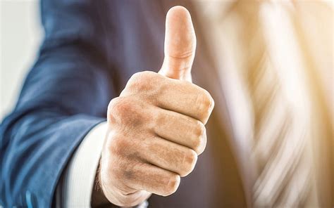 Thumbs Up Businessman Success Concepts Businessman With Thumb Up Hd