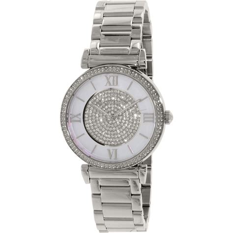 Michael Kors Michael Kors Womens Catlin Mk3355 Silver Stainless