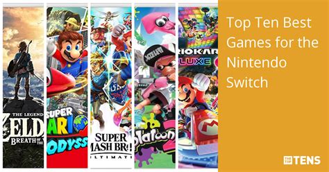 Top Ten Best Games for the Nintendo Switch - TheTopTens