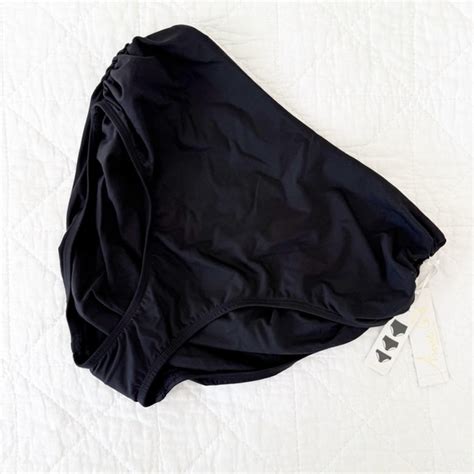 Anne Cole Swim Last Chance New Anne Cole Convertible Swim Bikini Bottoms Wear Ways Black