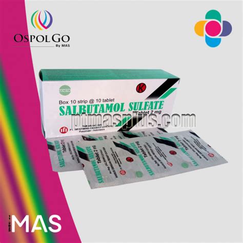 Produk Salbutamol Sulfate 2 Mg 100 S Tab Ifi 100 Pt Murni Aik Sukses