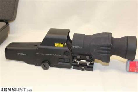 Armslist For Sale Eotech 5574xfts Holographic Optic With Rare 4x Magnifier And Flip To