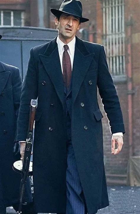 Peaky Blinders Adrien Brody Luca Changretta Wool Trench Coat