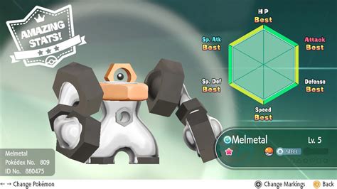 Shiny Meltan/melmetal 6IV Pokemon Let's Go Fast - Etsy