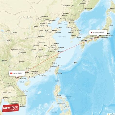 Direct Flights From Hanoi To Nagoya HAN To NGO Non Stop