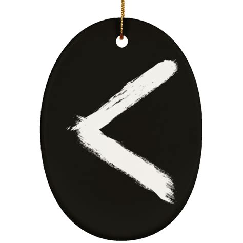 Kenaz Rune Ornament - The Moonlight Shop